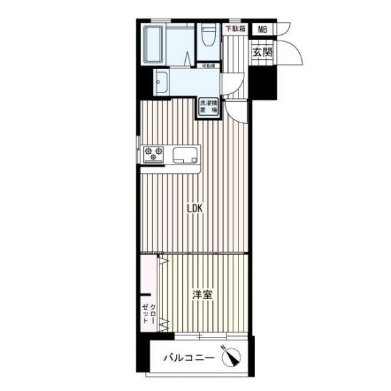 マンションヴィップ四谷-1-間取図(平面図)