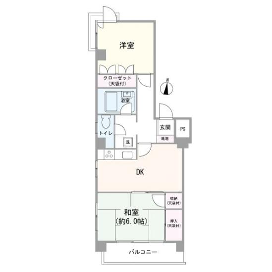 パルムハウス文京-1-間取図(平面図)