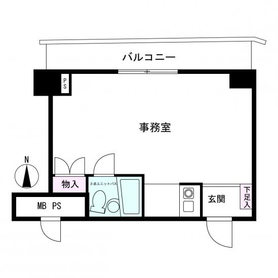 ライオンズプラザ南太田-1-間取図(平面図)