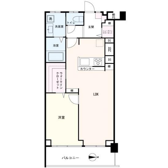 シーアイマンション神奈川-1-間取図(平面図)