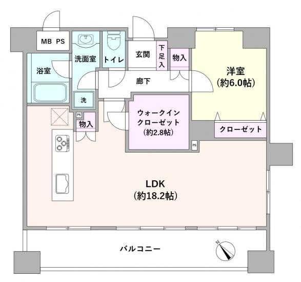 ラディエンス関内南-0-間取図(平面図)