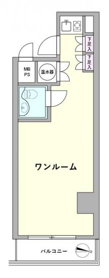 日興パレス横浜-1-間取図(平面図)