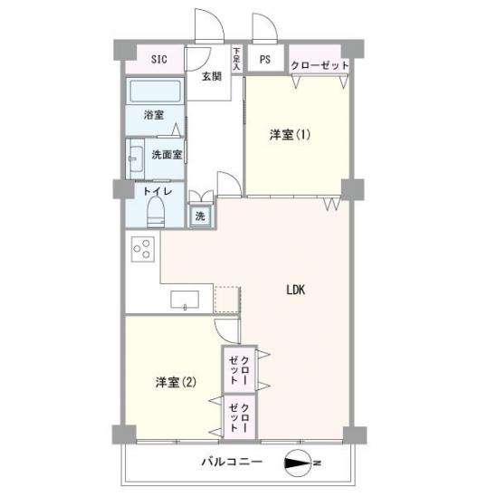 パークサイドレジデンス-1-間取図(平面図)