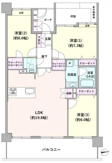フェイム上星川-0-間取図(平面図)
