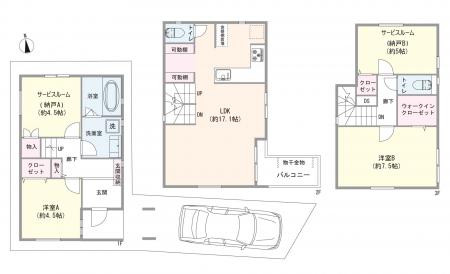 横浜市中区本牧大里町新築戸建２号棟