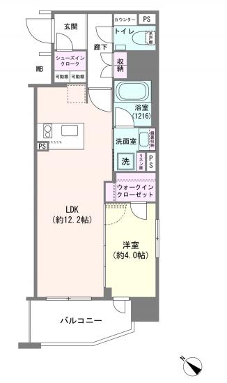 デュオステージ横濱桜木町-1-間取図(平面図)