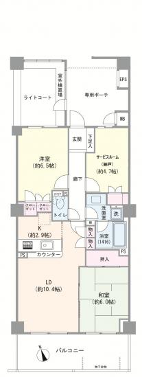 サンクタス横濱三ツ沢公園-0-間取図(平面図)