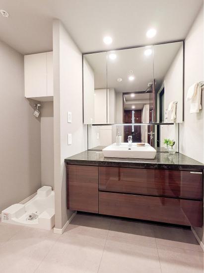 ザ・タワー横浜北仲-18-洗面