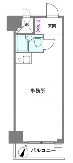 ライオンズマンション日枝町-1-間取図(平面図)