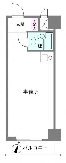 ライオンズマンション日枝町-1-間取図(平面図)