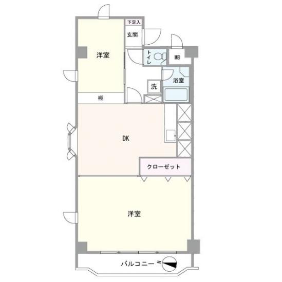 豊栄綱島マンション-0-間取図(平面図)