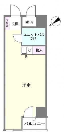 パシフィックパレス川崎宮本町-1-間取図(平面図)