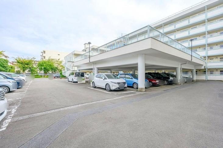 元住吉マンション-7-駐車場