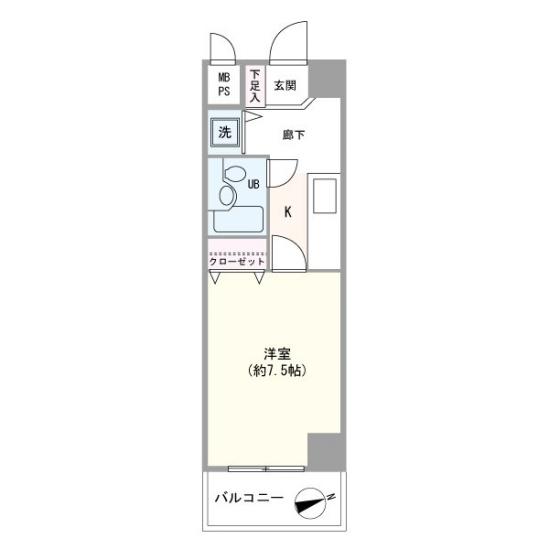 ライオンズマンション高津-1-間取図(平面図)