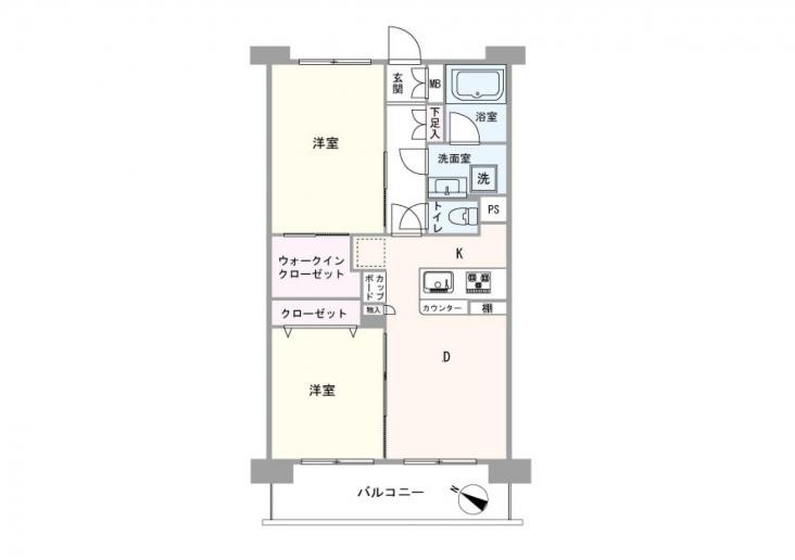 市ノ坪住宅-1-間取図(平面図)