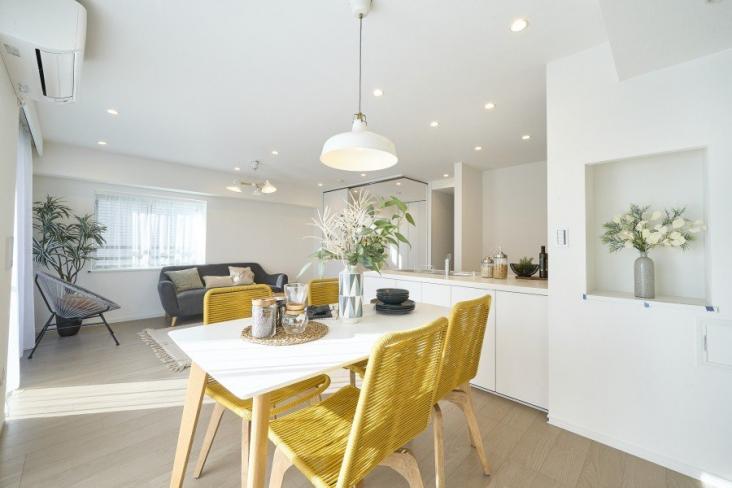 武蔵新城デュープレックス-3-リビング