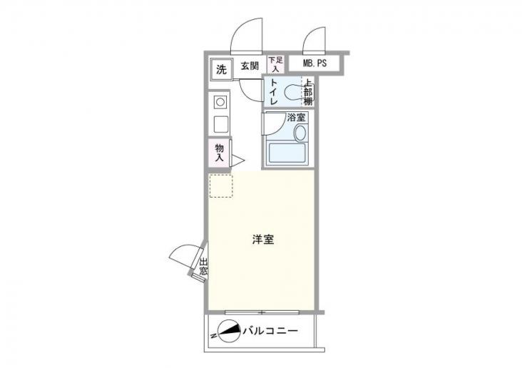 菱和パレス向ヶ丘遊園-1-間取図(平面図)