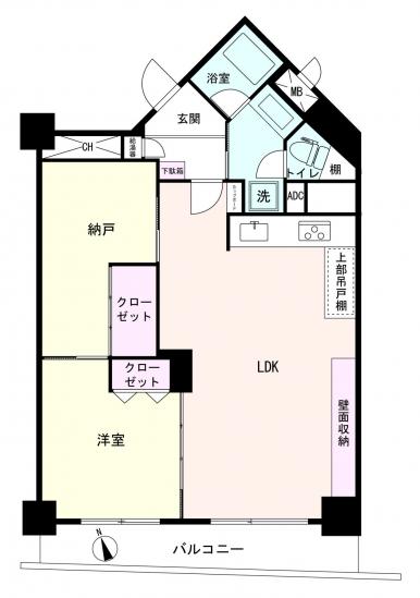川口ハイツ-1-間取図(平面図)
