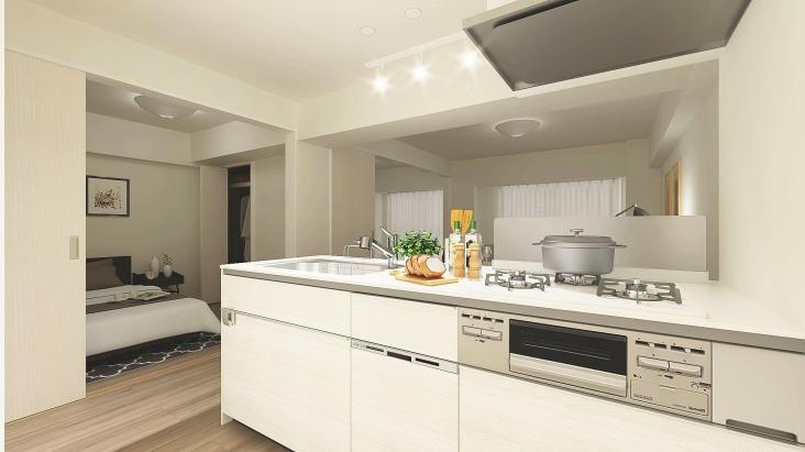 川口グリーンマンション　A号棟-2-完成予想図(内観)