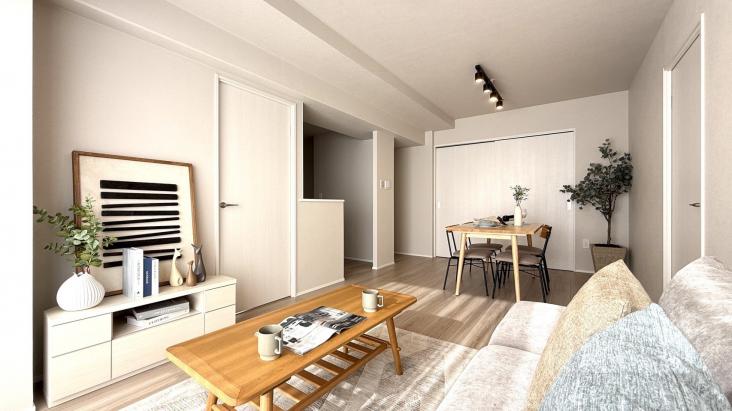 ライブタワー武蔵浦和-3-リビング