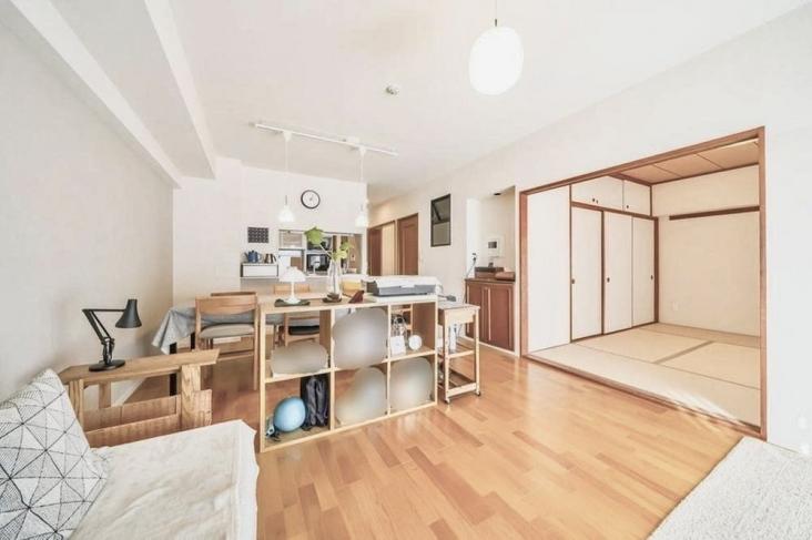 谷津パークタウン三番街３ー１ー４６号棟-4-リビング