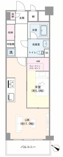 市川ファミリー第一マンション-1-間取図(平面図)