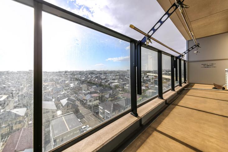 プレシス幕張本郷-12-バルコニー