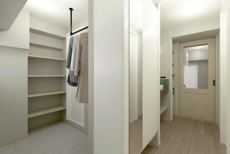 小栗原住宅２号棟-4-完成予想図(内観)