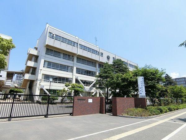 ペルル谷津駅前-9-中学校