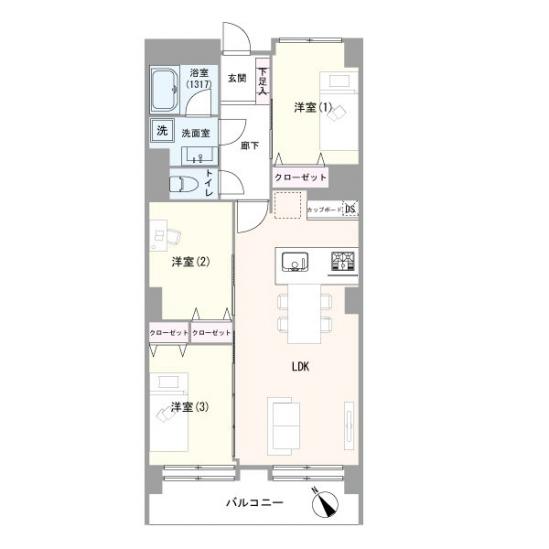 ソフトタウン谷津遊園２号棟-1-外観
