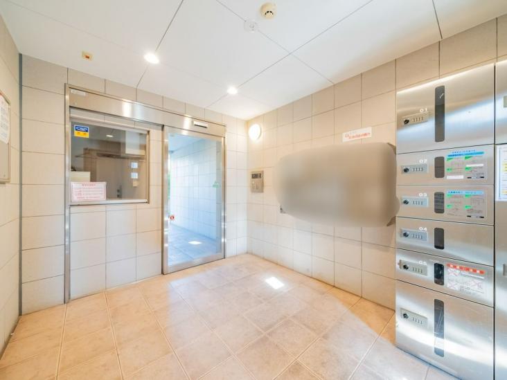 ル・リオン中野白鷺-4-エントランス