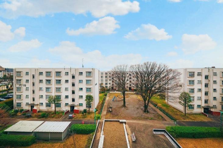 多摩川住宅ハ棟 14号棟-12-眺望