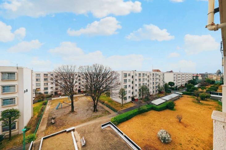 多摩川住宅ハ棟 14号棟-14-眺望