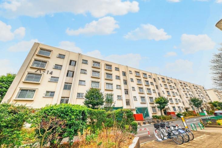 多摩川住宅ハ棟 14号棟-16-外観