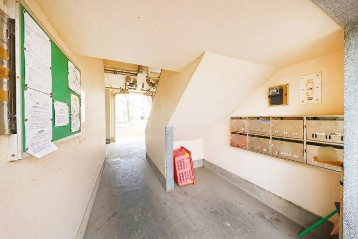 多摩川住宅ハ棟 14号棟-19-エントランス