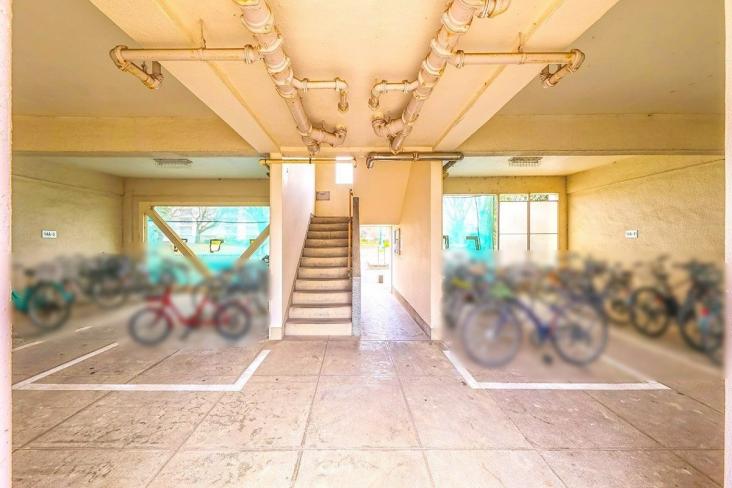 多摩川住宅ハ棟 14号棟-21-駐車場