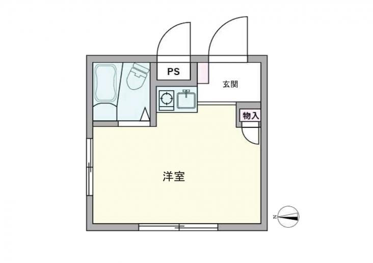 ニューオリエント小金井-1-間取図(平面図)