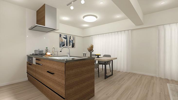 朝日パリオ小金井ハイツ-2-完成予想図(内観)