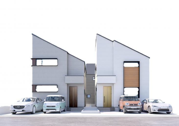 国分寺内藤一丁目戸建　１号棟-0-外観パース図