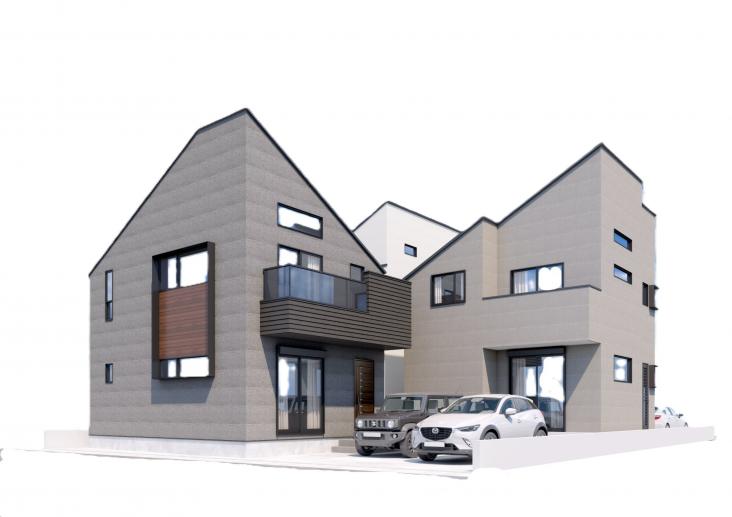 国分寺内藤一丁目戸建　２号棟-2-外観パース図