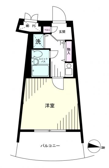 ライオンズテラス武蔵小金井-1-間取図(平面図)