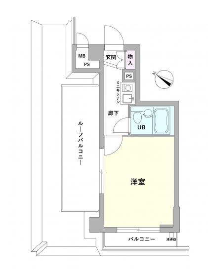 ライオンズマンション三鷹台-1-間取図(平面図)