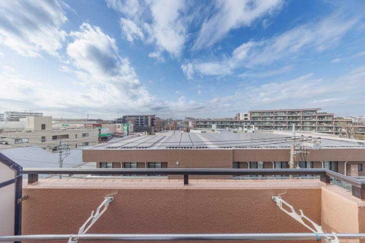 ライオンズマンション三鷹台-12-バルコニー