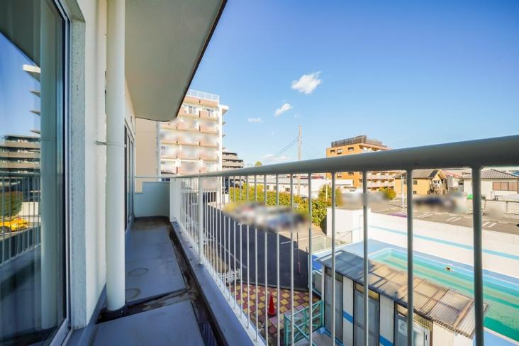 武蔵関ハイツC棟-15-バルコニー