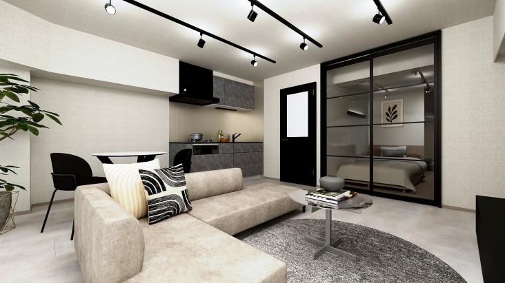 井の頭マンション-0-完成予想図(内観)