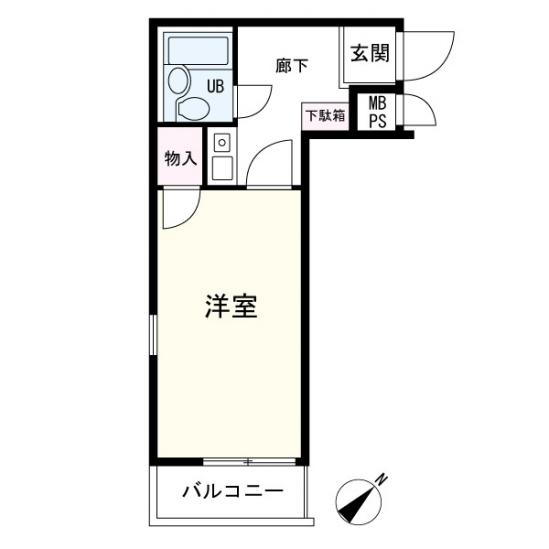 パレドール東金町-1-間取図(平面図)