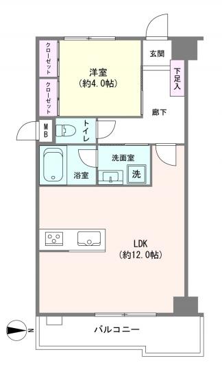 ＧＳハイム堀切菖蒲園-1-間取図(平面図)