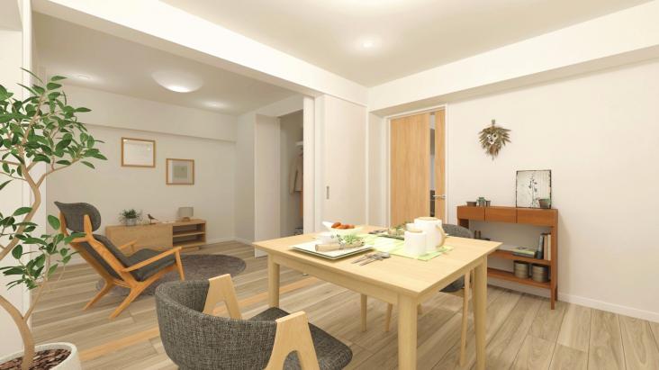 三郷スカイマンション-0-完成予想図(内観)