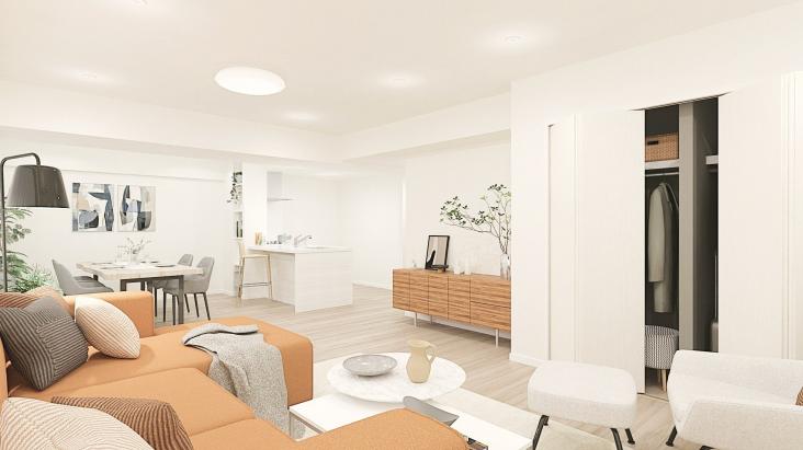 ミディオンソレイユレジデンス-2-完成予想図(内観)