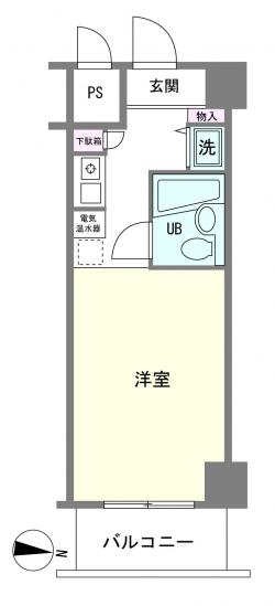 マック梅島コート-1-間取図(平面図)